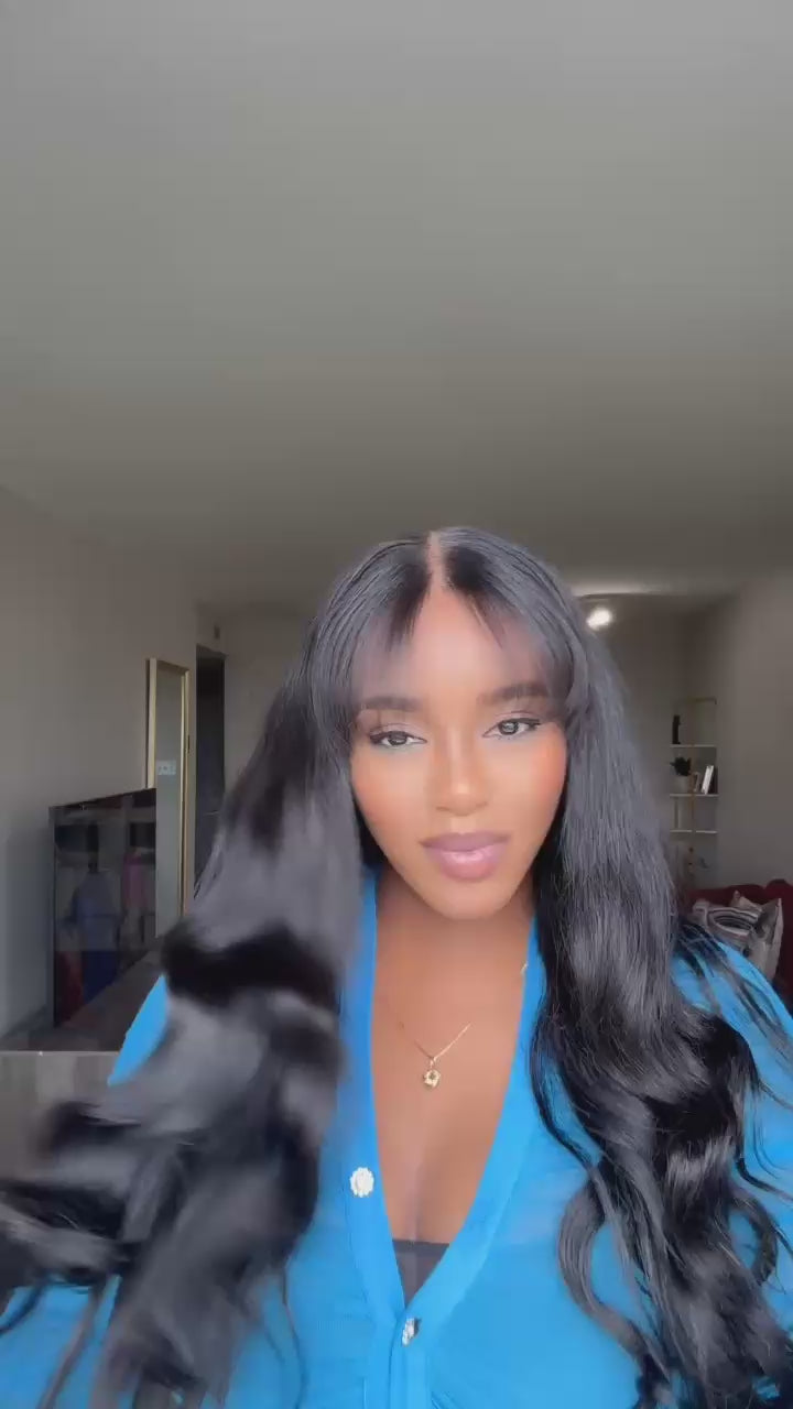 TeesLuxuryHair Extensions - wavy Bangs